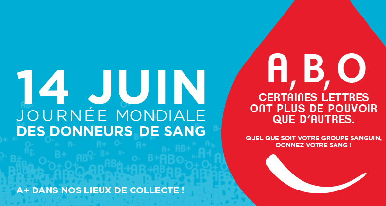 Journée mondiale des donneurs de sang : 14 juin 2017